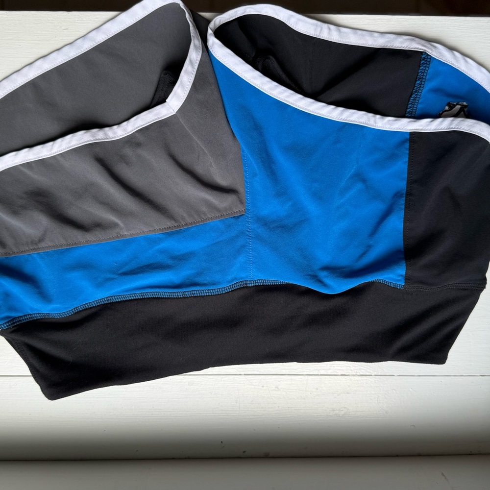 Rabbit Blue and Black Running Shorts - Picture 4 of 5